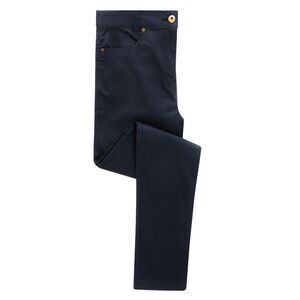 Premier Womens/Ladies Performance Chino Jeans / Navy